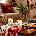thumbnail image 6 of 2 PCS Tilted Flameless Candles Flickering LED Lights Battery Operated Candles with Remote Timers for Holiday Decor Colorful Watercolor Wildflowers, 6 of 7