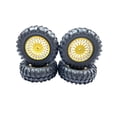 thumbnail image 1 of ZheElen Plastic Wear-resistant Wheel Rims Tyre For 1/10 WPL D12 OFF-Road RC Upgrade Part Silver, 1 of 6