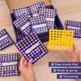 thumbnail image 2 of BONNYCO Juego de 4 en Raya, paquete de 16 mini juegos de mesa de viaje, 2 of 9