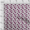 thumbnail image 1 of oneOone Rayon Dark Magenta Fabric Florals Sewing Material Print Fabric By The Yard 56 Inch Wide, 1 of 1