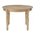 thumbnail image 4 of Linon Anthem 42" Round Rustic Dining Table with Turned Legs, 4 of 7