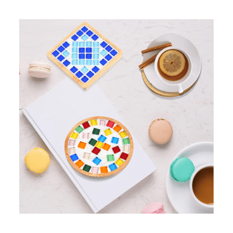 DIY Diamond Art Serving Tray Kit - 20x30cm Wood Handle Tray With Cross Flower Design, Gem Painting For Adults