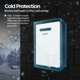 thumbnail image 3 of FOGATTI Propane Gas Tankless Water Heater Outdoor 8.1 GPM 180,000 BTU White Instant Hot Water Heater, 3 of 7