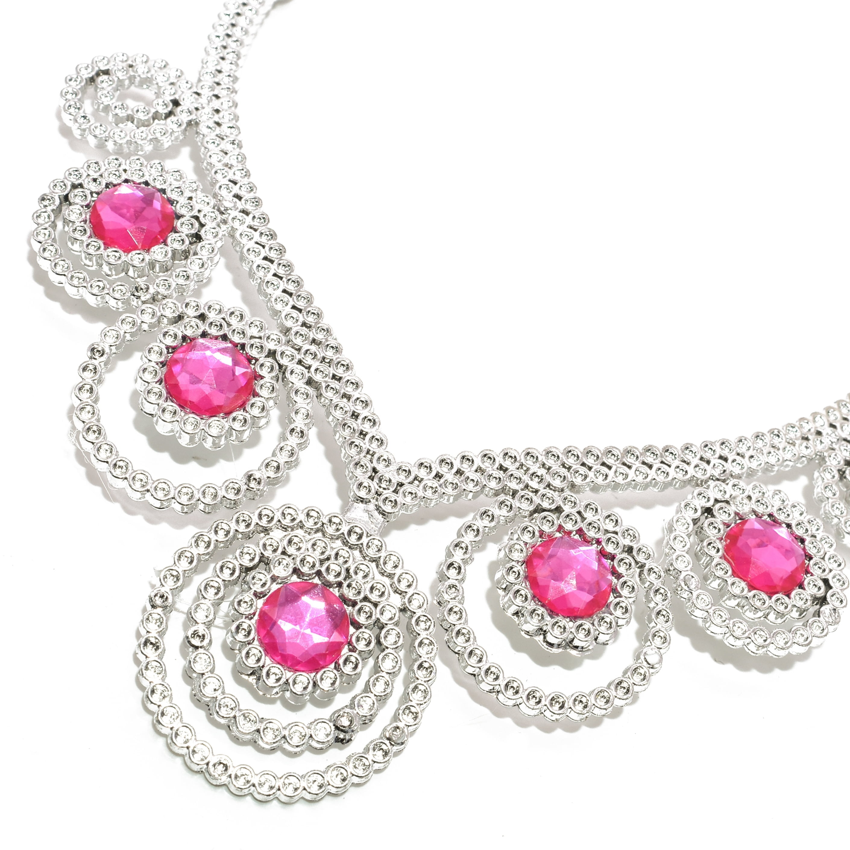 Princess Jewelry Costume Accessory Set for Children, Pink and Silver, 5 Pieces, Halloween by Way To Celebrate