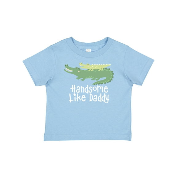 Inktastic Alligator Handsome Like Daddy Baby Boy Boys Baby T-Shirt