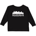 thumbnail image 3 of Inktastic Philadelphia Pennsylvania Skyline Pa Cities Boys or Girls Long Sleeve Toddler T-Shirt, 3 of 5