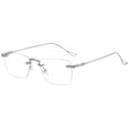 thumbnail image 1 of Gafas transparentes,Gafas transparentes con parte plana y lentes de espejo para mujer y hombre,Gafas de montura grande Gafas graduadas,Gafas de sol transparentes con filtro de, 1 of 5