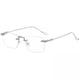 thumbnail image 1 of Gafas transparentes,Gafas transparentes con parte plana y lentes de espejo para mujer y hombre,Gafas de montura grande Gafas graduadas,Gafas de sol transparentes con filtro de, 1 of 5