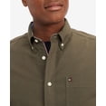 thumbnail image 4 of Camisa Tommy Hilfiger de manga larga Oxford verde militar para hombre, 4 of 5