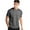 Marled Charcoal, variant on Mens Athletic Shirts Short Sleeve Quick Dry