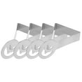 thumbnail image 1 of WEUVEB 4Ud Clips Para Mantel Fáciles De Usar Y Resistentes Acero Inoxidable Para Uso Exterior, 1 of 6