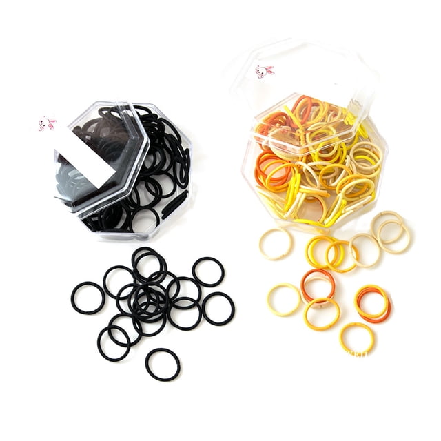Pequeñas bandas para el cabello, lazos para el cabello, coleteros para niñas, accesorios para el cabello para niños, cuerdas elásticas para el cabello, alrededor de 200 piezas