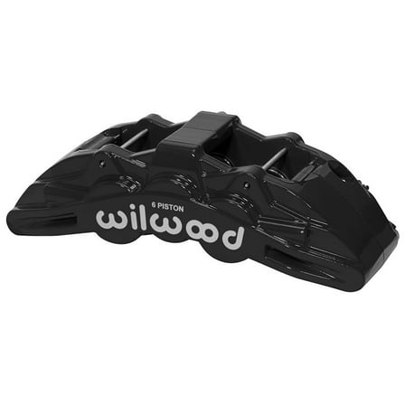 Wilwood 120-14862-BK SX6R Brake Caliper-Right-Hand, Black 1.62 & 1.12 & 1.12" Pistons, 1.25" Disc