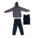thumbnail image 4 of 3 uds 1/12 Escala hombres figura sudadera con capucha chaleco pantalones Hugo, 4 of 10