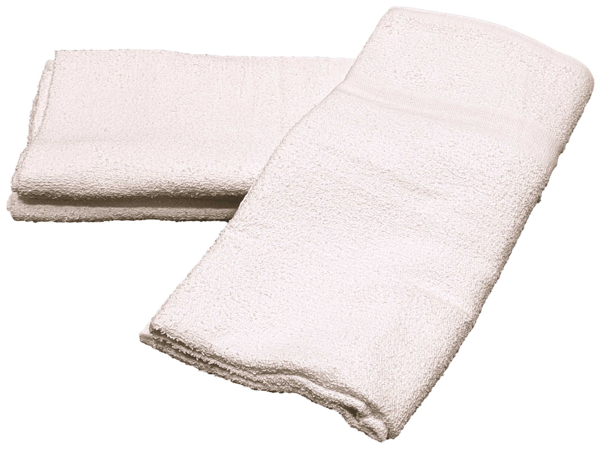 6 Pack Beach Pool Spa Towels Solid White | Thin Lightweight 100% Cotton 30 in x 60 in