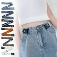 thumbnail image 2 of Buckle Free Elastic Invisible Waist Belt For Jeans Women Men W9 Bulge No A4A7, 2 of 9