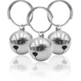 thumbnail image 1 of Campanas redondas para perros YONGSHENG 2 pulgadas Plateadas, 1 of 5