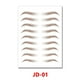 thumbnail image 3 of Etiqueta adhesiva para cejas 6D con transferencia tatuaje falso duradero calcomanía (JD-01), 3 of 7