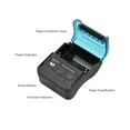 thumbnail image 4 of Bisofice Portable 58mm Receipt Thermal Printer 2 inches Mini Mobile Pocket Printers with 11 Thermal Paper Roll USB&Wireless BT Connection Compatible with Windows/Android/iOS for Office Marke, 4 of 7