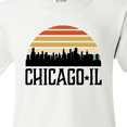 thumbnail image 4 of Inktastic Chicago Illinois Skyline Vintage Youth T-Shirt, 4 of 5