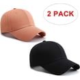 thumbnail image 2 of HSHDLDF 2 Pack Adjustable Size Baseball Cap Hat for Men and Women, 2 of 7