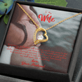 thumbnail image 5 of To My Wife Sometimes It's Hard Forever Necklace w Message Card, 5 of 20