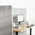 thumbnail image 5 of VIVO Gray 24 x 66 inch Privacy Panel Office Partition, Cubicle Room Divider, 5 of 8