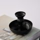 thumbnail image 1 of Candelabro cónico, candelabro, candelabro de pilar negro, mesa, candelabro negro, candelabro de campana, 2 piezas, negro, 1 of 3