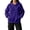 Purple, variant on Hsovts Blue Hoodies for Women Long Sleeve Hooded Sweatshirts Essentials Oversized Fleece Hoodie with Drawstring Heavyweight Pullover Hoodies 2XL
