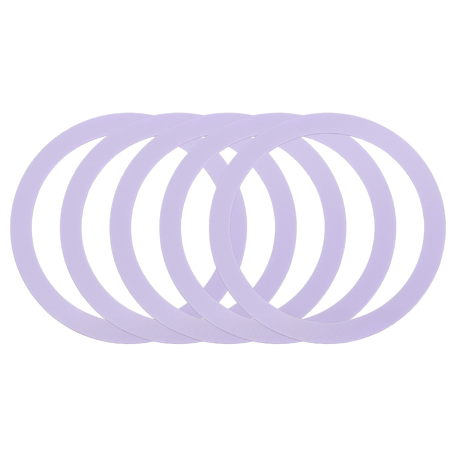 5Pcs Magnetic Adapter Ring, Magnetic Wireless Charger Conversion Kit, Purple