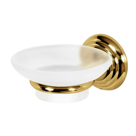 Embassy Soap Dish, Polished Brass