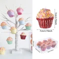thumbnail image 3 of 1 caja de decoración navideña, macarrones, pastel, helado, donut, árbol de Navidad, accesorio para fiesta de Año Nuevo 2024, regalo para niños, 3 of 5