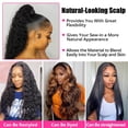 thumbnail image 5 of HD Transparent Body Wave Lace Wig Human Hair 13×4 13×6 Lace Front Wigs Brazilian Remy Hair Glueless Long Wave Curly 360 Lace Frontal Wig for Women, 5 of 6