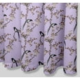 thumbnail image 6 of S4Sassy Purple Blossom & Paradise Whydah Bird Printed Bathroom Curtain Waterproof Shower Drapes-60 x 75 Inch, 6 of 6
