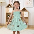 thumbnail image 5 of Ttyddzy Woman' Casual-Dresses Sleeveless Camisole A-Line Dress for 2Y-7-8Y，Green and Beige, 5 of 8