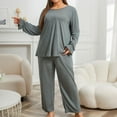 thumbnail image 2 of Pijama de Navidad Gibobby para mujer gris XL, 2 of 5