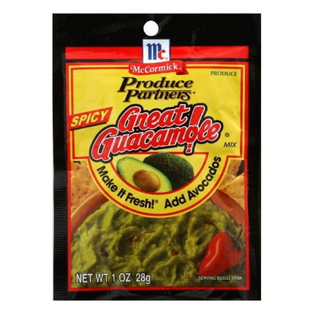 Produce Partners Spicy Great Guacamole Mix, 1.0 oz.