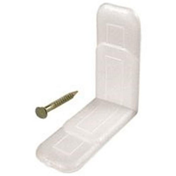 Prime Line Products 2448348 Nylon Angle Drawer Side Saddle Nylon Glide - White