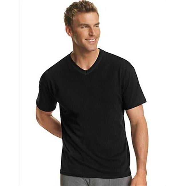 black v neck undershirts