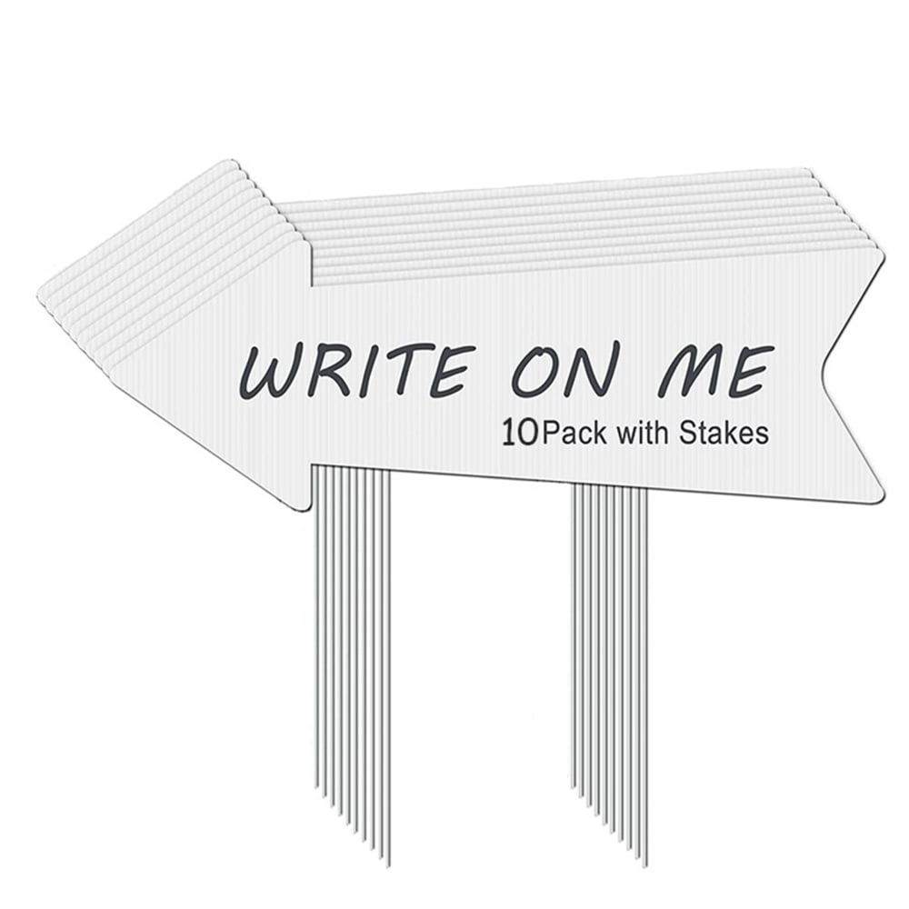 Corrugated Plastic Tubes Road Sign Writable Simple Design Road Sign for