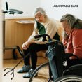 thumbnail image 3 of PAMINGONO Senior Walking Sticks Adjustable Plastic Multi Camping Hiking 1Set, 3 of 7