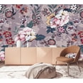 thumbnail image 2 of Floral Wallpaper Pre-Pasted - 100"W x 100"H, 2 of 3