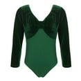 thumbnail image 3 of DPOIS Kids Girls One Piece Long Sleeve Leotard Ballet Latin Dance Jumpsuit Bodysuit, 3 of 4