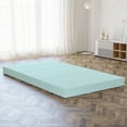 thumbnail image 5 of Abstract Foldable Mattress, Wide Stripes or Chevron, 78.7" x 47.2", Seafoam Pale Blue, by Ambesonne, 5 of 6
