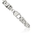 thumbnail image 2 of 925 Sterling Silver 9mm Anchor Mariner Curb Link Chain Necklace, 2 of 4