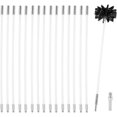 thumbnail image 1 of Chimney Cleaning Brush Kit Pipeline Flue Cleaning Tool for Duct Vent Includes 15 Flexible Rods 1 Brush Head 1 M6 Thread, 1 of 4