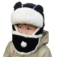 thumbnail image 1 of Baby Hat Ear Protection Cute Extra Thick Warm Child Headwear for Winter, 1 of 10