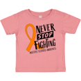 thumbnail image 3 of Inktastic Never Stop Fighting Multiple Sclerosis Awareness Boys or Girls Baby T-Shirt, 3 of 5