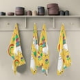 thumbnail image 2 of Funny Llama Cacti Dish Towels Set of 4, Rainbow Sun Cartoon Washable Tea Towels Dishcloths Lint-Free 18x28 Inch Fast Drying for Kitchen Restaurant Bar Clean, 2 of 7