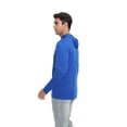 thumbnail image 3 of Zfeel Lightweight Poly Hoodie for Adult, Dry Fit Long Sleeve Hooded Pullover Active Royal Sweatshirt, Pack of 4, Size XL, 3 of 5